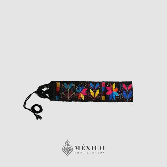 Mexican Folkloric belt day of the dead 5 de Mayo colorfull mexico todo corazon - Picture 2 of 4